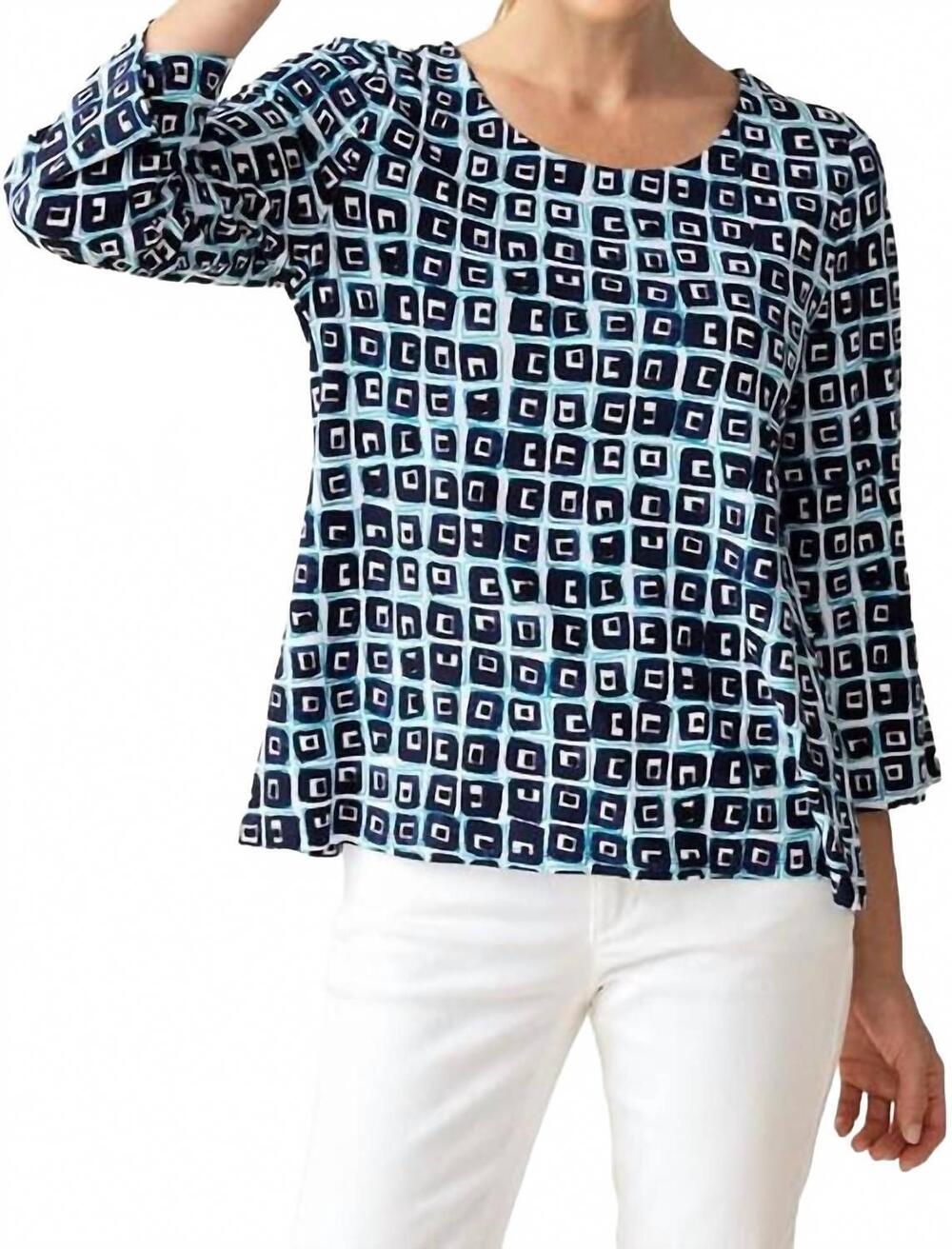 NEW HABITAT women's travel shirt in navy